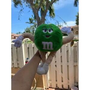 M&M's World Green Candy Plush "14" NWT